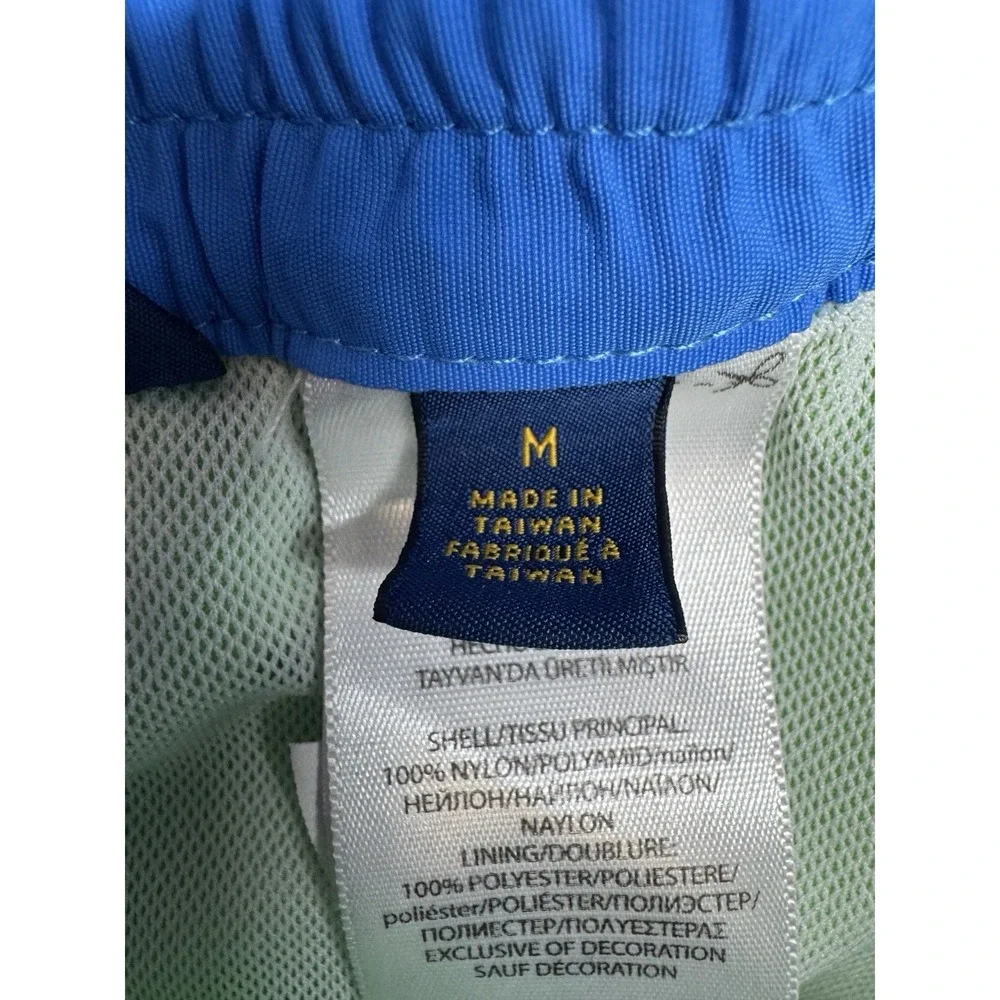 Polo Ralph Lauren‎ Shorts Green Lined Swim Trunks Men's Size M